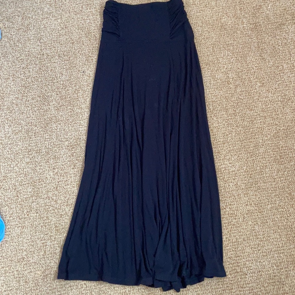 Strapless mid length dress